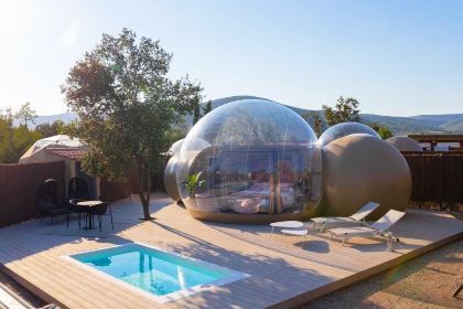 Alojamiento para parejas en Castellón con piscina privada