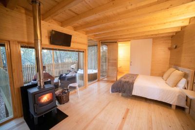 Cabañas con jacuzzi privado para parejas