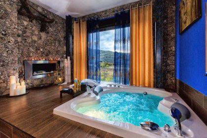 Casa rural para regalar el día 14 de febrero con jacuzzi y vistas al prado