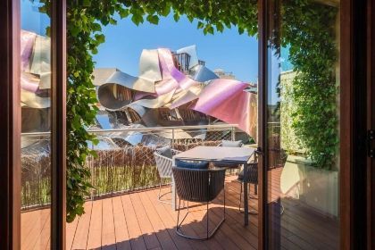 Mejor hotel para San Valentín en Álava con vistas a viñedos